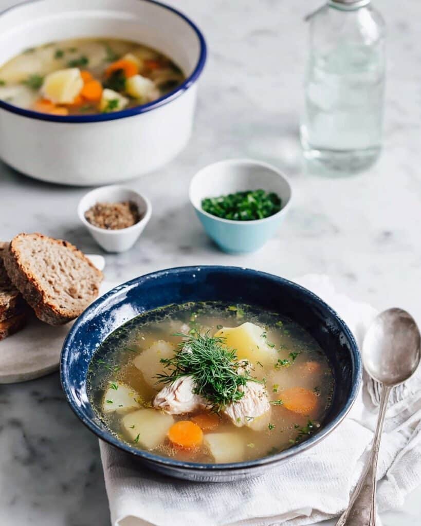 Ukha Russian Fish Soup Recipe (Immediate Pot and Stovetop Versions) Recipe