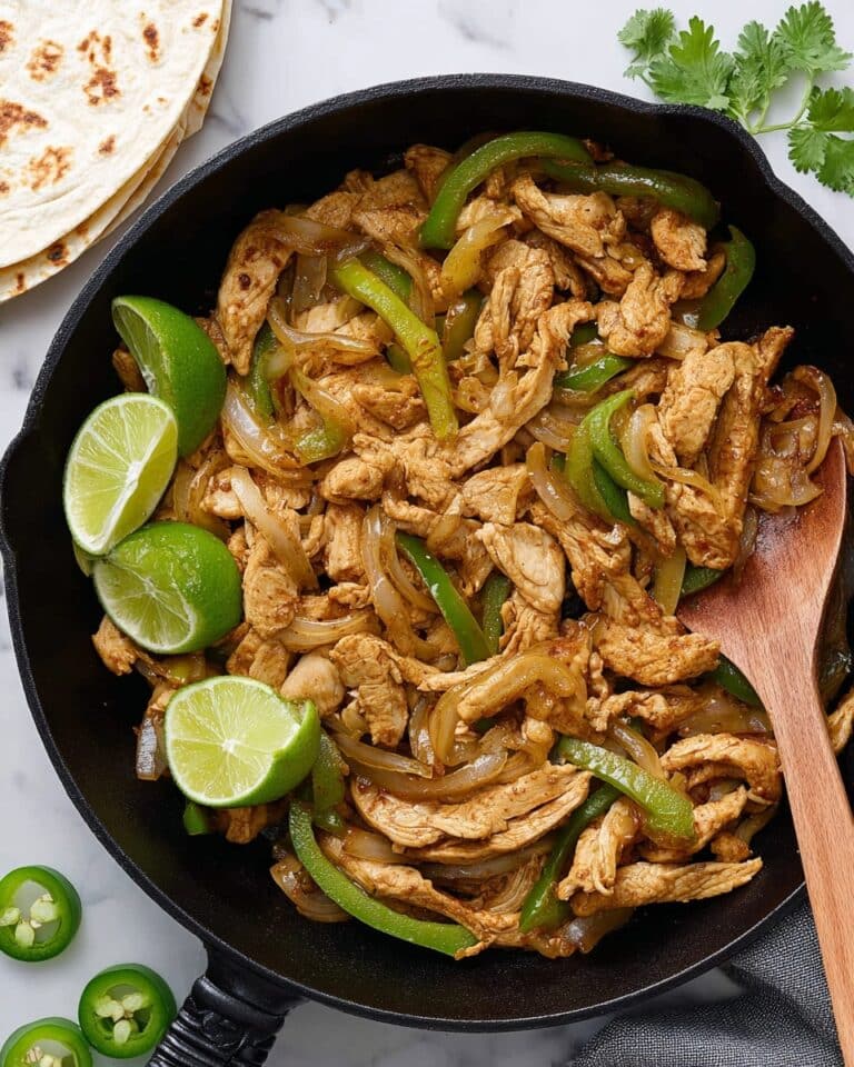 Stovetop Chicken Fajitas Recipe