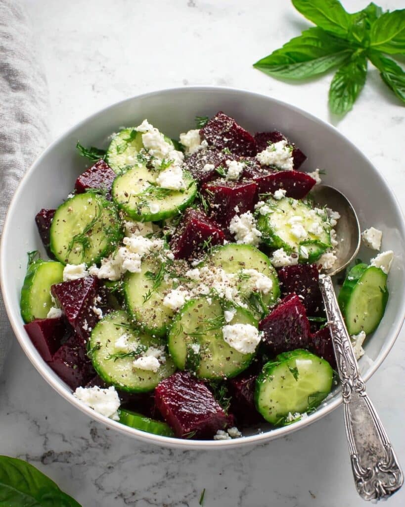 Cucumber and Beet Salad Recipe