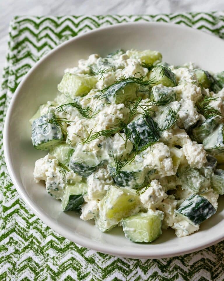 Cottage Cheese Cucumber Salad Recipe