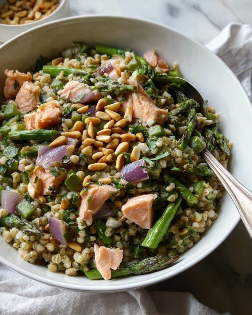 Smoked Salmon Farro Bowl Recipe