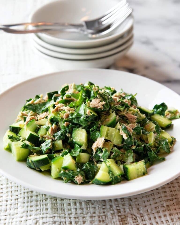 Tuna Cucumber Avocado Salad Recipe