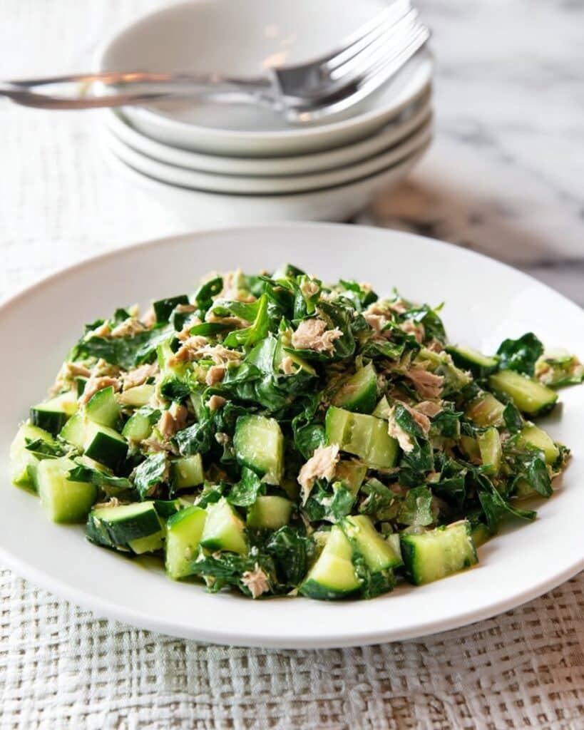 Tuna Cucumber Avocado Salad Recipe