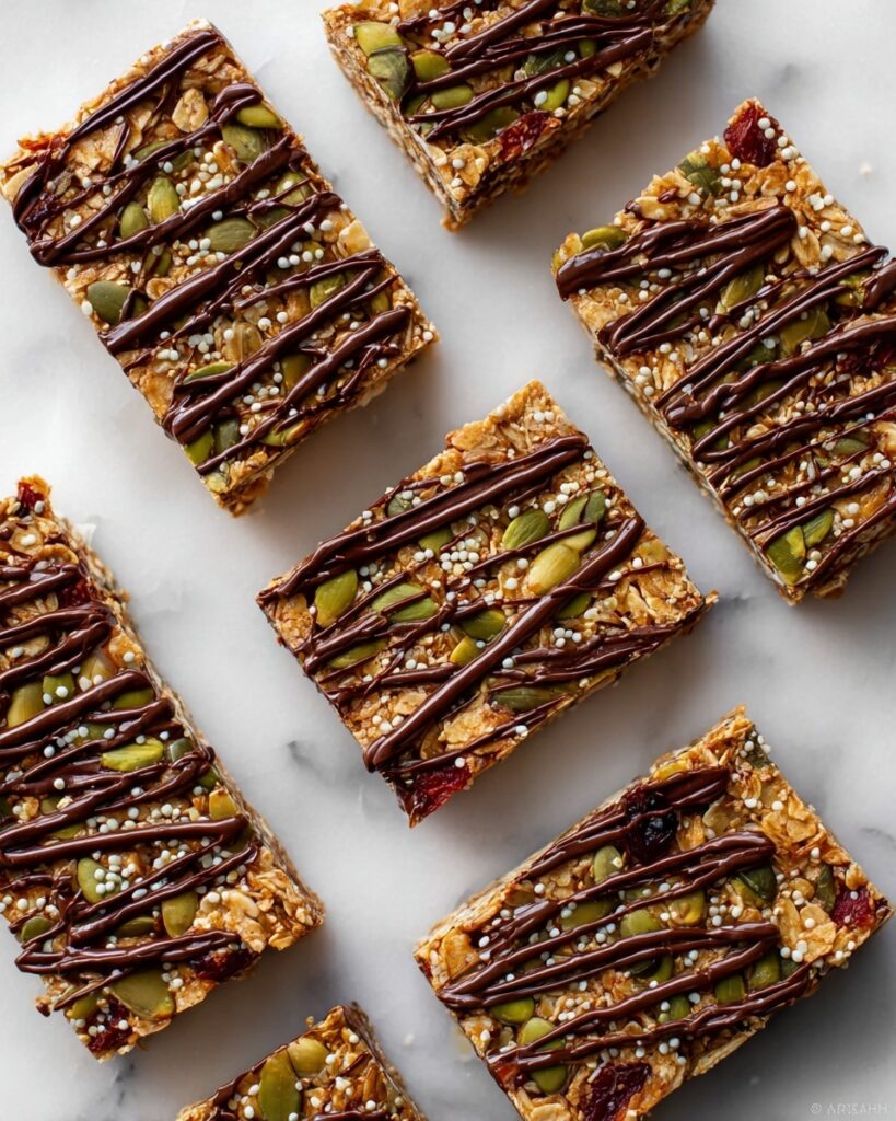 Salted Quinoa Granola Bars Recipe