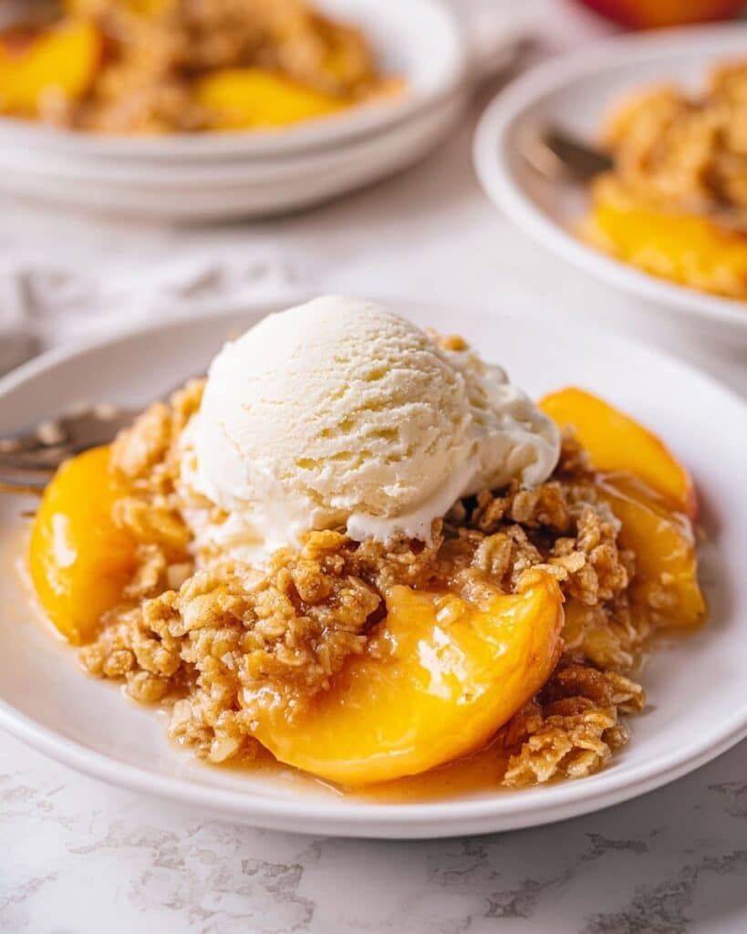 Fresh Peach Crisp Recipe
