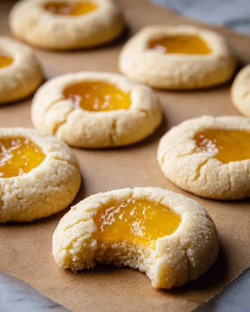 Sourdough Thumbprint Cookies with Lemon Curd Recipe