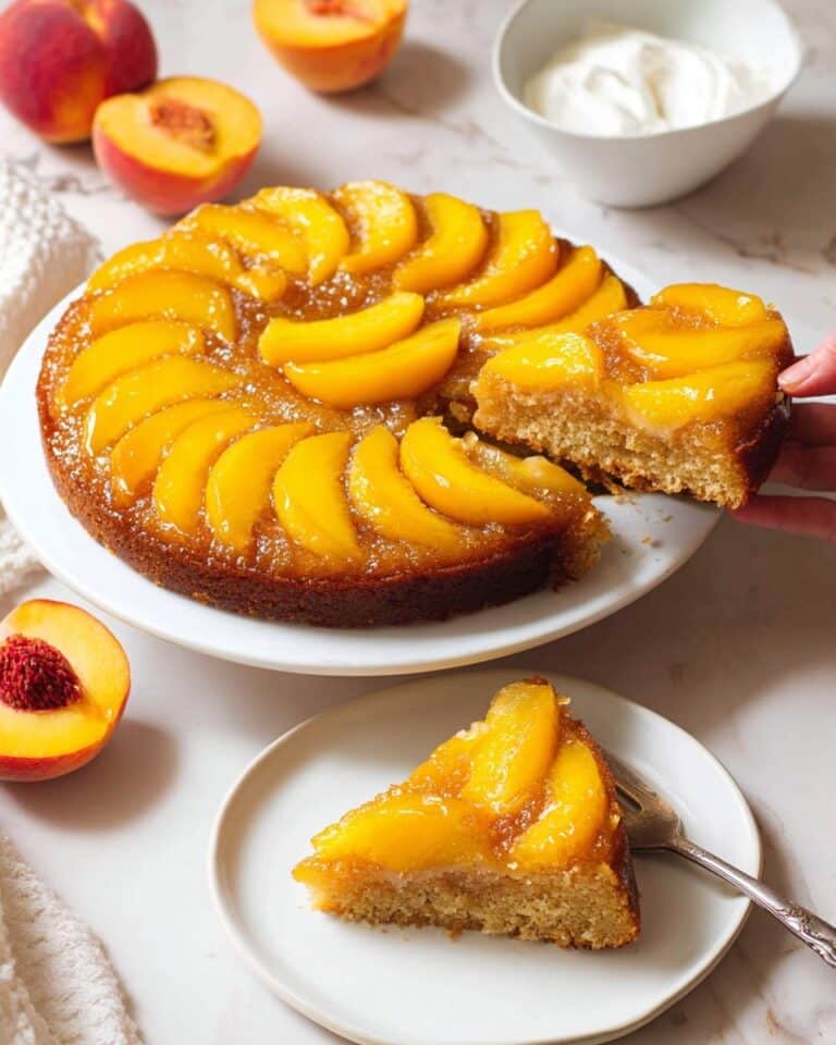 Gluten-Free Peach Upside Down Cake Recipe