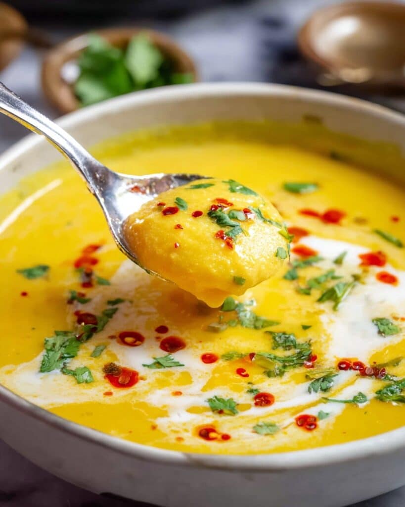 Creamy Carrot and Sweet Potato Soup with Coconut Milk Recipe