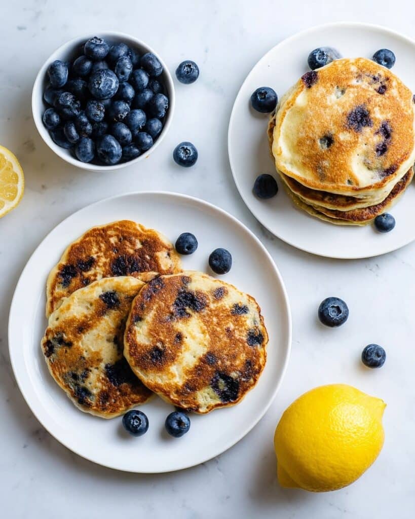 Fluffy Lemon Blueberry Pancakes (Gluten-Free, Paleo, Nut-Free) Recipe