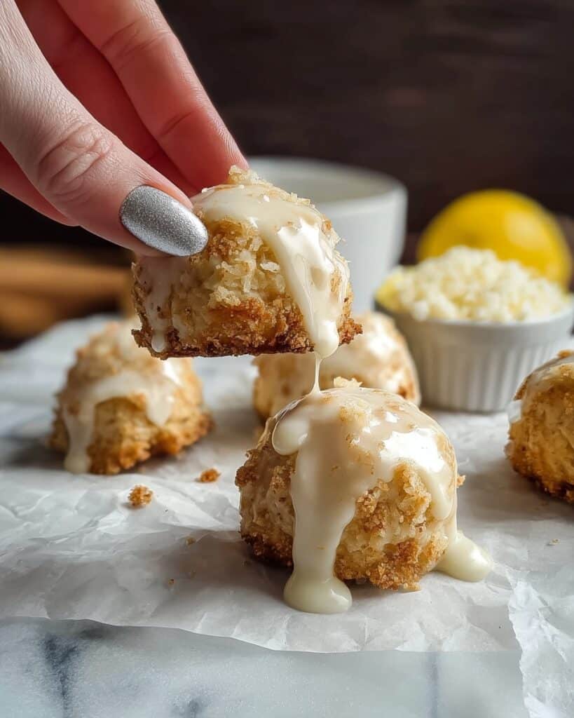 Lemon Macaroons with Lemon Icing Recipe
