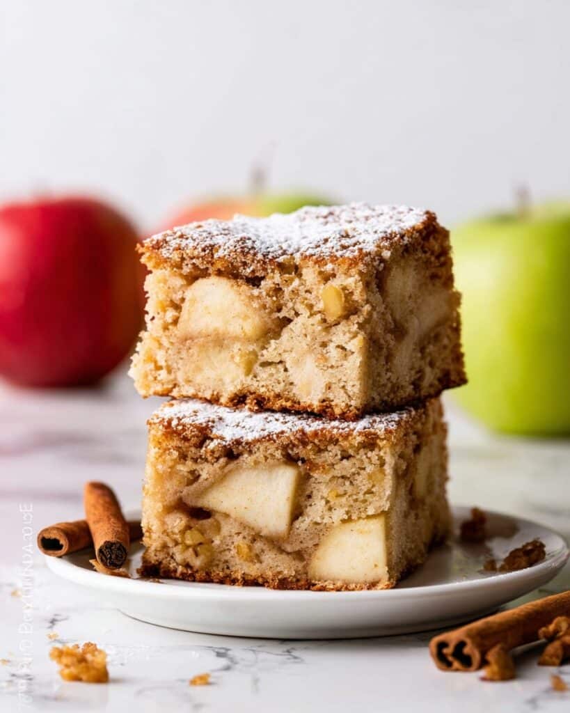Fresh Apple Cake with Brown Sugar Glaze Recipe
