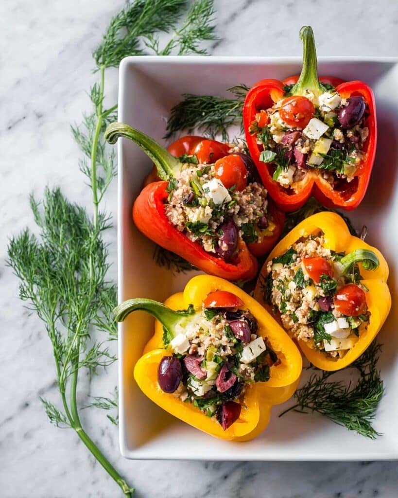 Mediterranean Stuffed Peppers Recipe