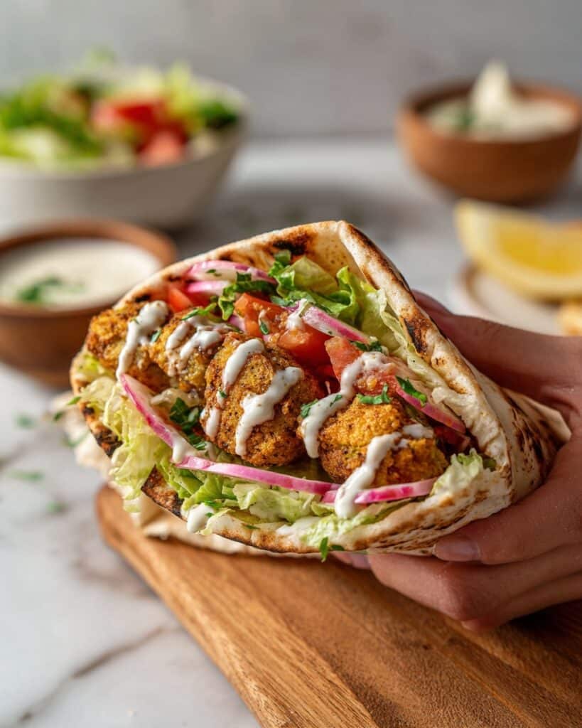 Halloumi Shawarma Wraps Recipe