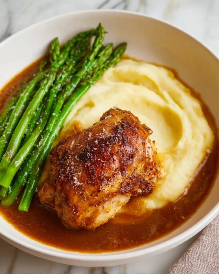One-pan Baked Chicken and Gravy Recipe