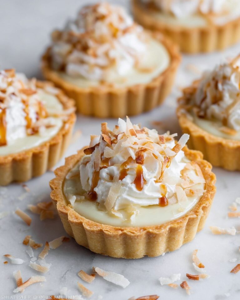 Coconut Cream Tarts Recipe