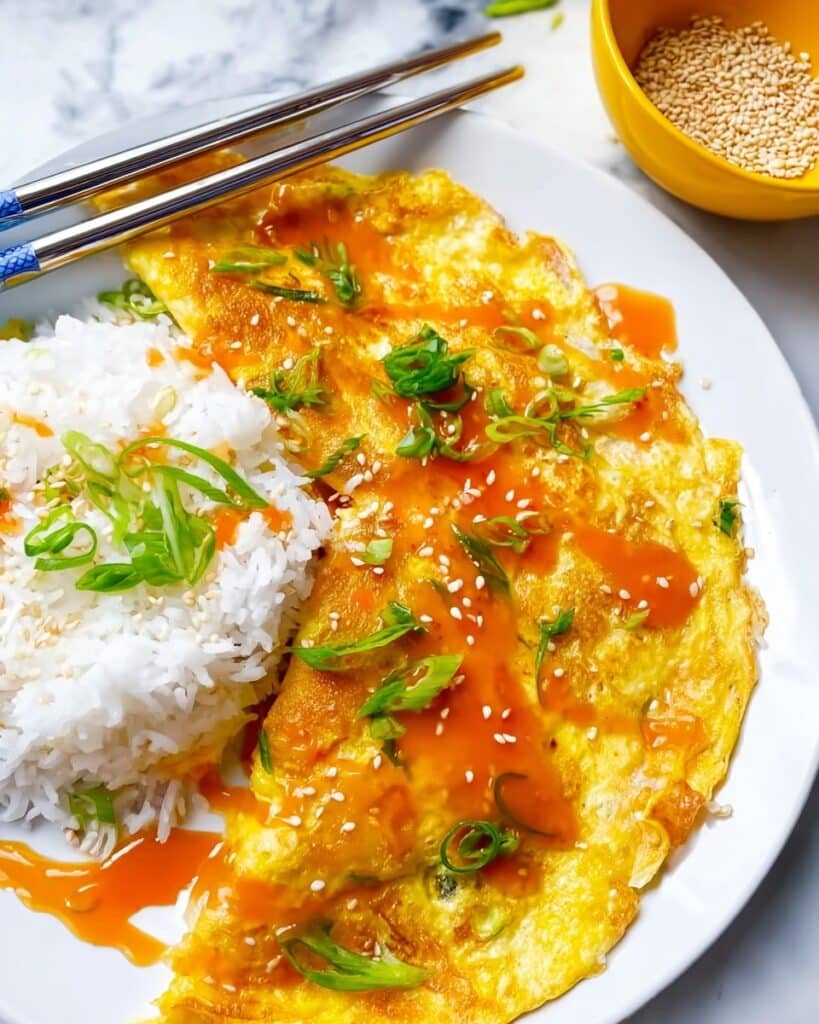 Egg Foo Young with Savory Sauce Recipe