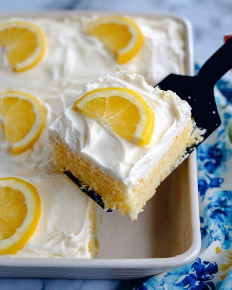 Lemon Poke Cake Recipe