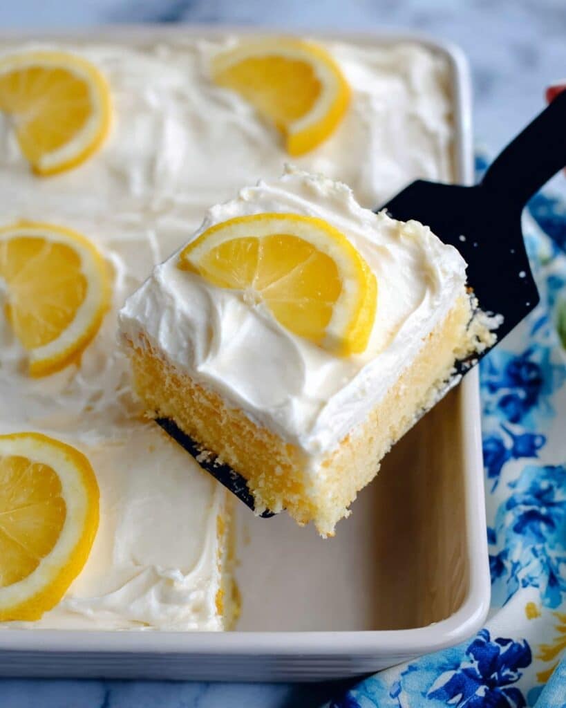 Lemon Poke Cake Recipe