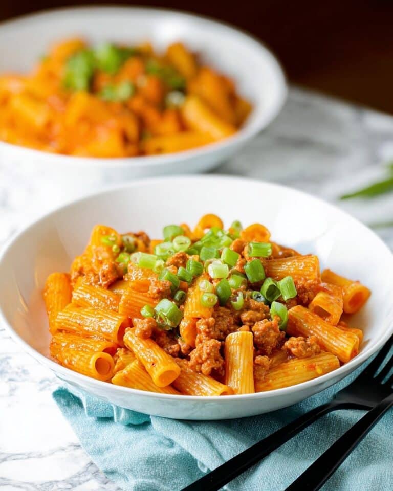 Spicy Gochujang Sausage Pasta Recipe