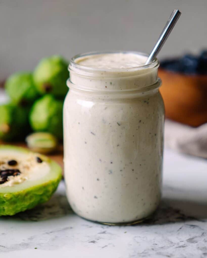 Creamy Pawpaw Smoothie with Banana and Honey Recipe