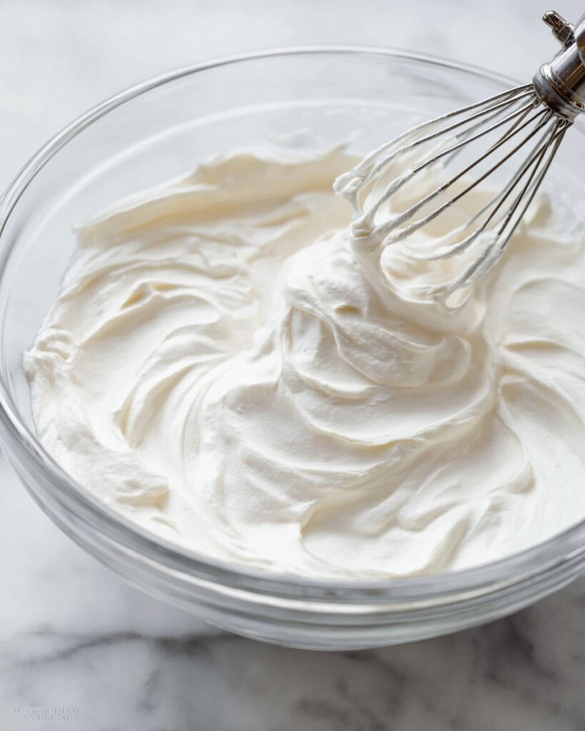 Homemade Whipped Cream Recipe