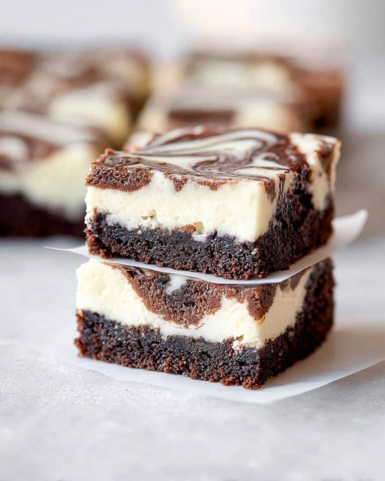 White and Dark Chocolate Cream Cheese Cake Bars Recipe