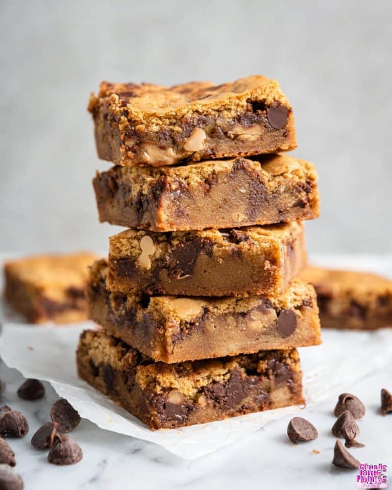 Gluten-Free Peanut Butter Chocolate Chip Blondies Recipe