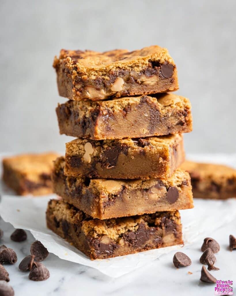 Gluten-Free Peanut Butter Chocolate Chip Blondies Recipe