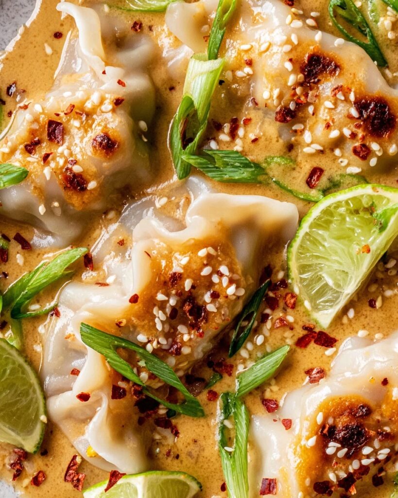 Baked Coconut Curry Dumplings Recipe