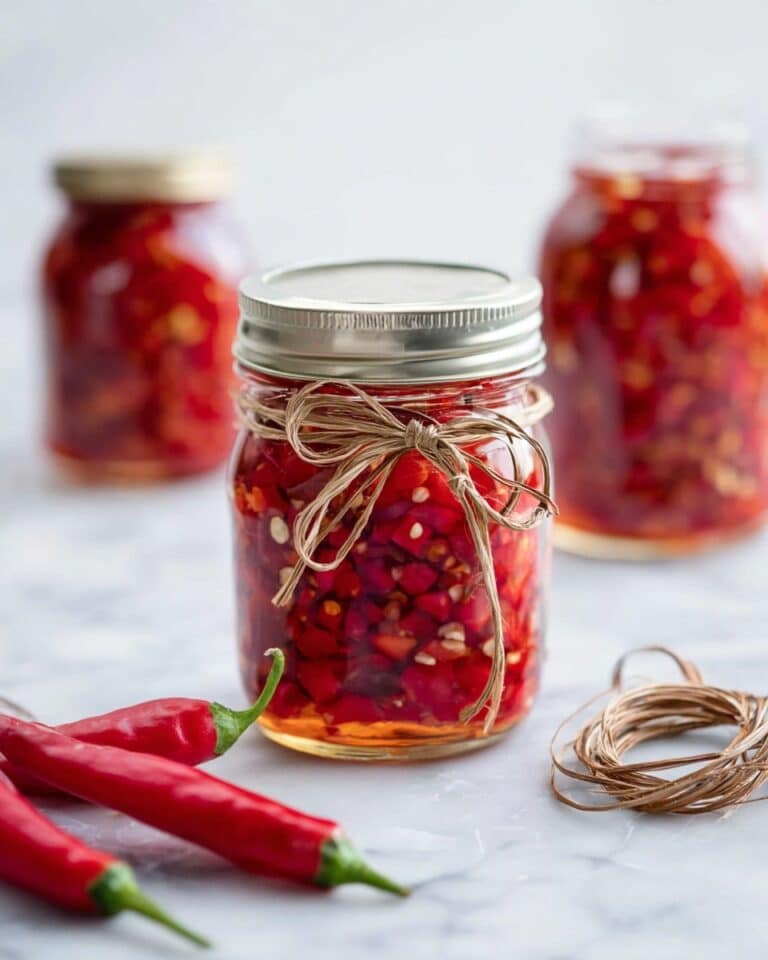 Preserved Chillies in Oil Recipe