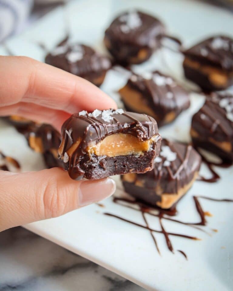 Peanut Butter Stuffed Dates with Dark Chocolate and Sea Salt Recipe