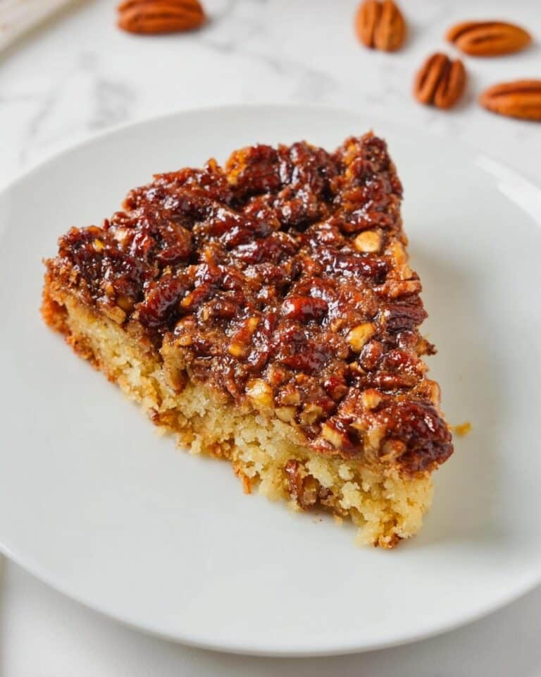 Low Carb Pecan Upside Down Cake Recipe